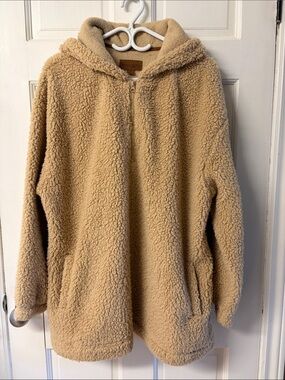 Koolaburra by UGG Women’s Soft Teddy Bear Sherpa Hoodie Jacket size 1X